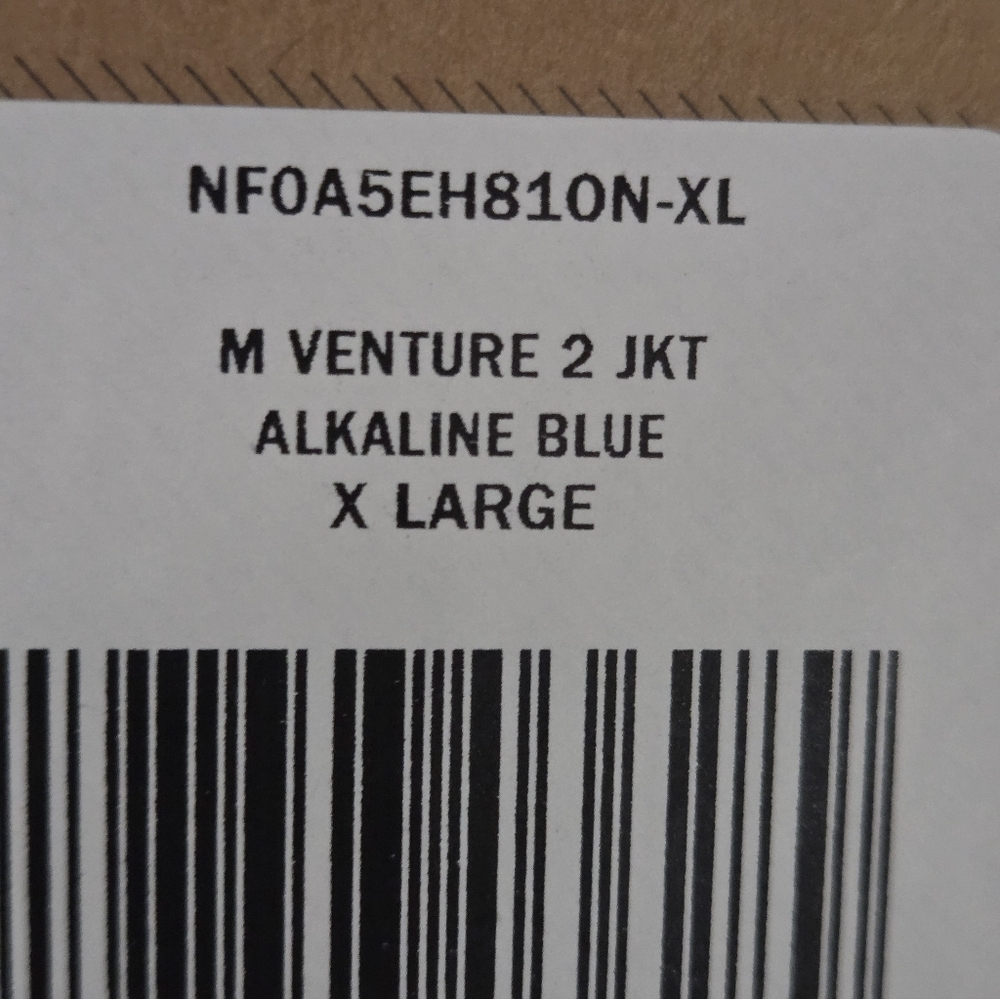 The North Face Men's Teal and Black Venture 2 Jacket - Picture 5 of 5